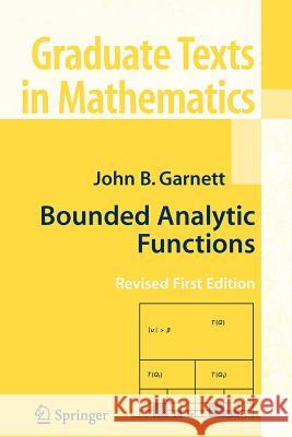 Bounded Analytic Functions John Garnett 9781441922168 Not Avail