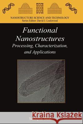 Functional Nanostructures: Processing, Characterization, and Applications Seal, Sudipta 9781441922557 Not Avail