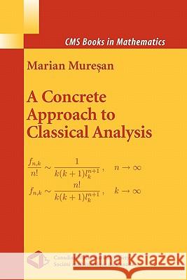 A Concrete Approach to Classical Analysis Springer 9781441927057