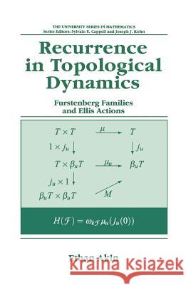 Recurrence in Topological Dynamics: Furstenberg Families and Ellis Actions Akin, Ethan 9781441932723 Not Avail