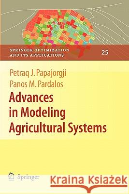 Advances in Modeling Agricultural Systems Springer 9781441945259