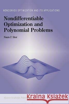 Nondifferentiable Optimization and Polynomial Problems Naum Z Shor 9781441947925 0