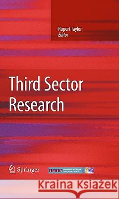 Third Sector Research Rupert Taylor 9781441957061 Springer