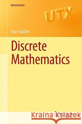 Discrete Mathematics Jean Gallier 9781441980465