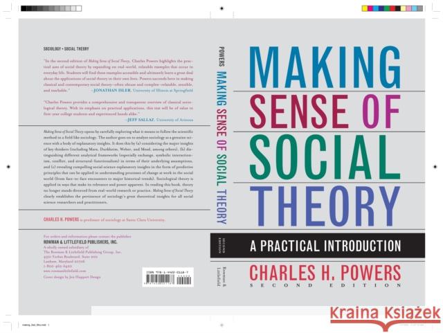 Making Sense of Social Theory, Second Edition Powers, Charles H. 9781442201187