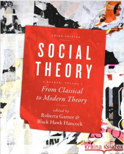 Social Theory, Volume I: A Reader: From Classical to Modern Theory Roberta Garner Black Hawk Hancock 9781442607354