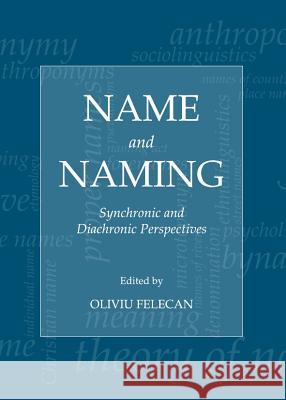Name and Naming: Synchronic and Diachronic Perspectives Oliviu Felecan 9781443837521 Cambridge Scholars Publishing