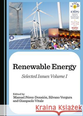 Renewable Energy: Selected Issues Volume I Manuel Perez-Donsion Silvano Vergura Gianpaolo Vitale 9781443883771 Cambridge Scholars Publishing