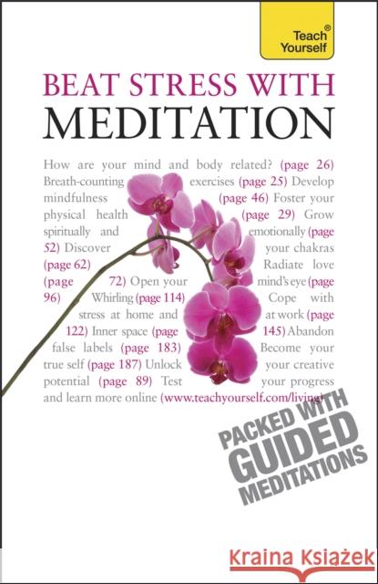 Beat Stress with Meditation Ozaniec, Naomi 9781444101089