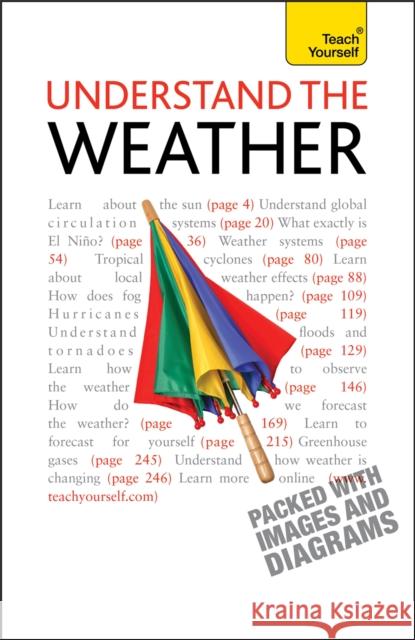 Understand The Weather: Teach Yourself Peter Inness 9781444103106 John Murray Press