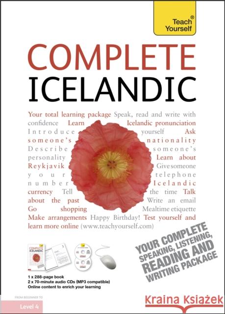 Complete Icelandic Beginner to Intermediate Book and Audio Course: Learn to read, write, speak and understand a new language with Teach Yourself Hildur Jonsdottir 9781444105377 0