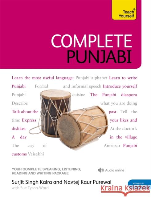Complete Punjabi Beginner to Intermediate Course: (Book and audio support) Sue Tyson-Ward 9781444106855 Teach Yourself Complete Courses