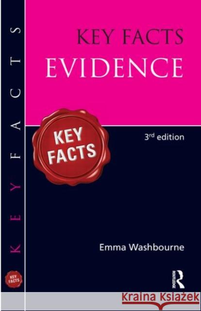 Key Facts Evidence Emma Washbourne 9781444118629 0