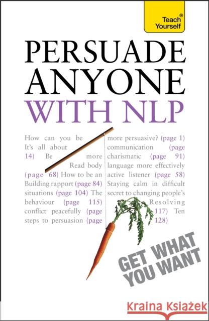 Persuade Anyone - With Nlp Muir, Alice 9781444124040 0