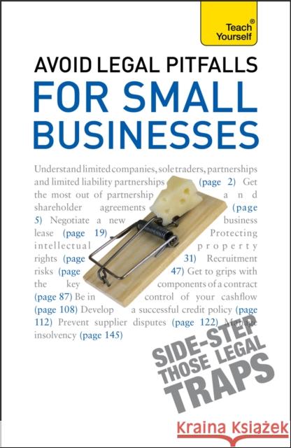 Avoid Legal Pitfalls for Small Businesses Solicitors, Bevans 9781444137415