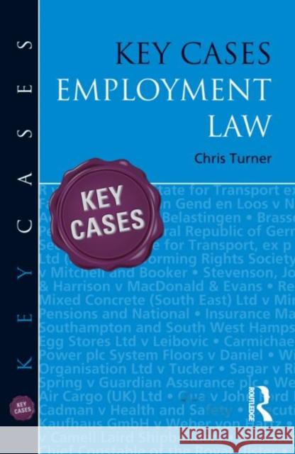 Key Cases: Employment Law Paul Anderson 9781444172331