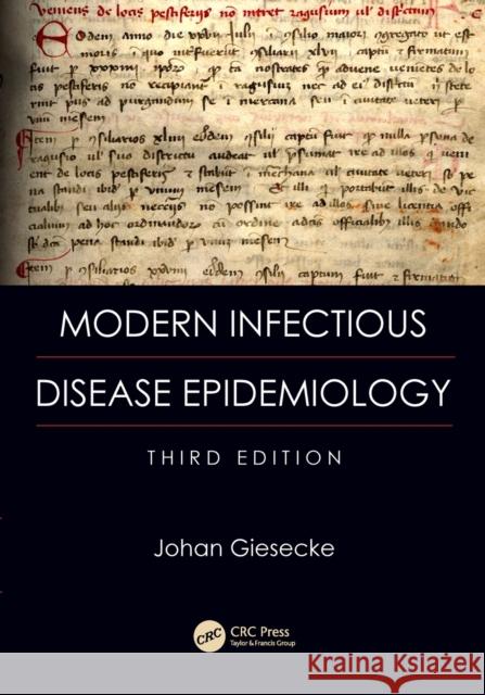 Modern Infectious Disease Epidemiology Johan Johan 9781444180022 Taylor & Francis Ltd
