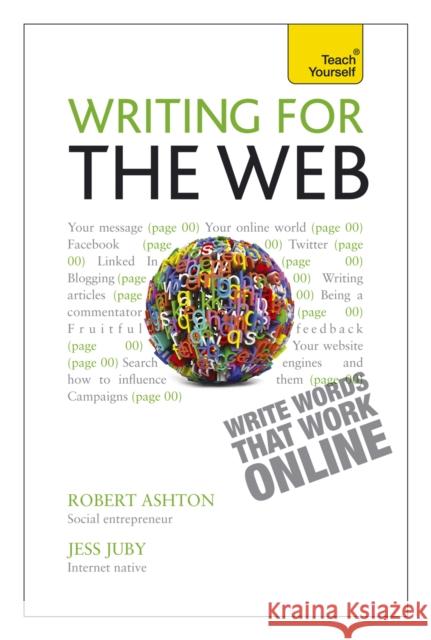 Writing for the Web: Teach Yourself Robert Ashton 9781444181296 0
