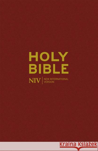 NIV Popular Burgundy Hardback Bible New International Version 9781444701487