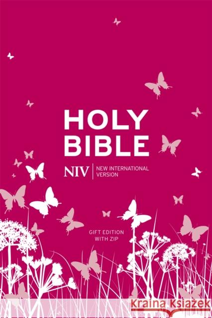 NIV Pocket Pink Soft-tone Bible with Zip   9781444701647 John Murray Press