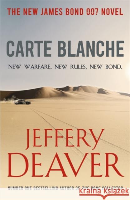 Carte Blanche Jeffery Deaver 9781444716450 Hodder & Stoughton