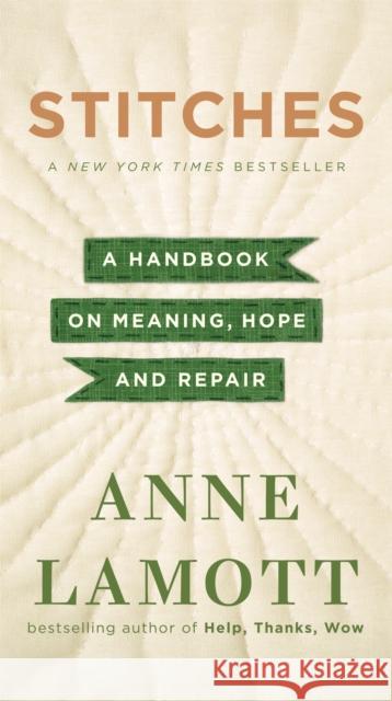 Stitches: A Handbook on Meaning, Hope, and Repair Anne Lamott 9781444789157