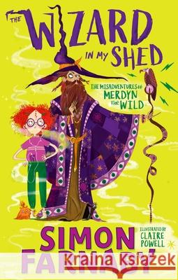 The Wizard In My Shed: The Misadventures of Merdyn the Wild Simon Farnaby 9781444954388 Hachette Children's Group