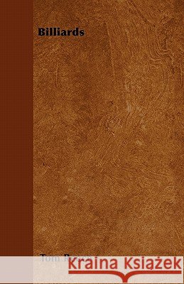 Billiards Tom Reece 9781446051580