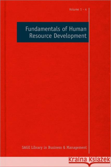 Fundamentals of Human Resource Development David McGuire Thomas Garavan R. Larry Dooley 9781446201565
