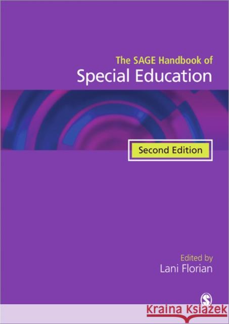 The Sage Handbook of Special Education Florian, Lani 9781446210536 0
