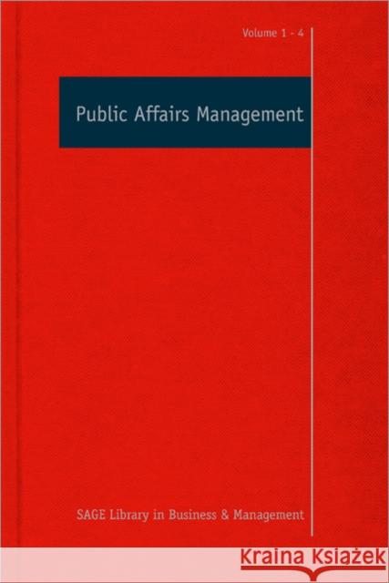 Public Affairs Management Phil Harris 9781446254806