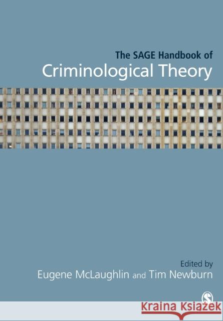 Sage Handbook of Criminological Theory McLaughlin, Eugene 9781446270530 0