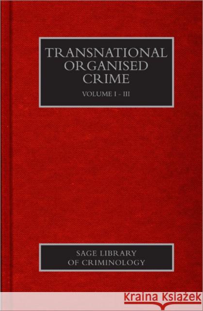 Transnational Organized Crime James W. E. Sheptycki 9781446274040 Sage Publications (CA)
