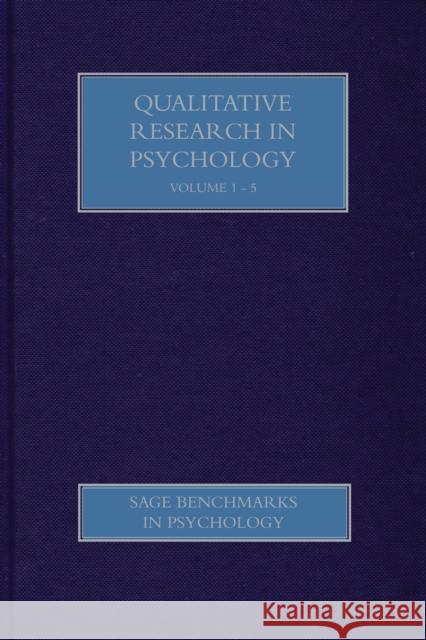 Qualitative Research in Psychology Brendan Gough 9781446282335