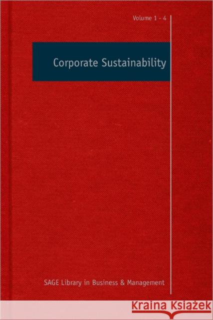 Corporate Sustainability Thomas P. Lyon Daniel Diermeier Glen D. S. Dowell 9781446296431 Sage Publications (CA)