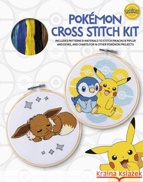 Pok?mon Cross Stitch Kit: Bring Your Favorite Pok?mon to Life with Over 50 Cute Cross Stitch Patterns  9781446310618 David & Charles