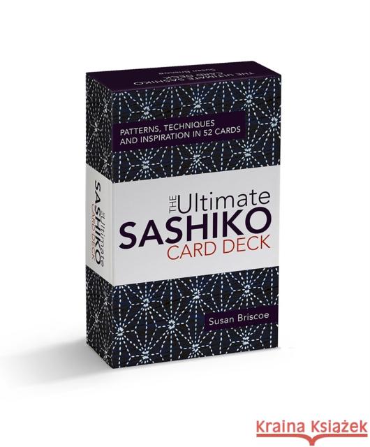 The Ultimate Sashiko Card Deck: Patterns, Technique and Inspiration in 50 Cards  9781446312612 David & Charles