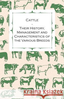 Cattle - Their History, Management and Characteristics of the Various Breeds - Containing Extracts from Livestock for the Farmer and Stock Owner A. H. Baker 9781446535554 Barman Press