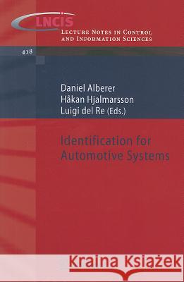 Identification for Automotive Systems  9781447122203 Springer, Berlin