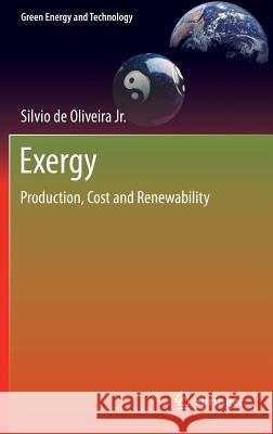 Exergy: Production, Cost and Renewability De Oliveira Junior, Silvio 9781447141648 Springer