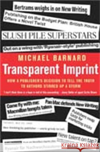 Transparent Imprint Michael Barnard 9781447251200