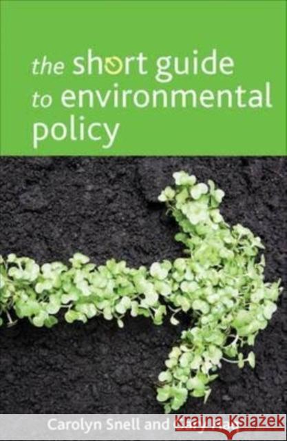 The Short Guide to Environmental Policy Carolyn Snell Gary Haq 9781447307174 Policy Press