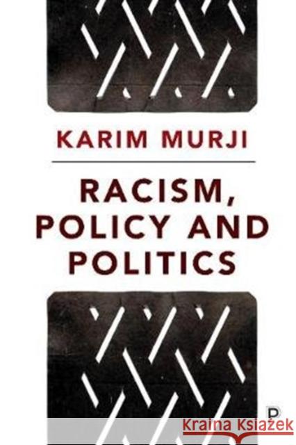 Racism, Policy and Politics Murji, Karim 9781447319573 Bristol University Press (JL)