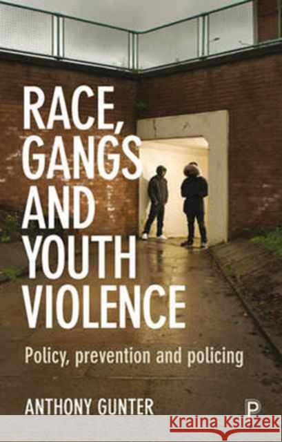 Race, Gangs and Youth Violence: Policy, Prevention and Policing Gunter, Anthony 9781447322870