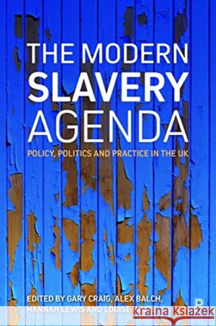 The Modern Slavery Agenda: Policy, Politics and Practice Theron, Colleen 9781447346807 Policy Press