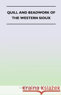 Quill and Beadwork of the Western Sioux Carrie A. Lyford 9781447401636 Hubbard Press