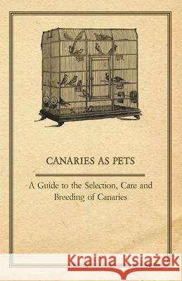 Canaries as Pets - A Guide to the Selection, Care and Breeding of Canaries Anon 9781447410409 Read Books