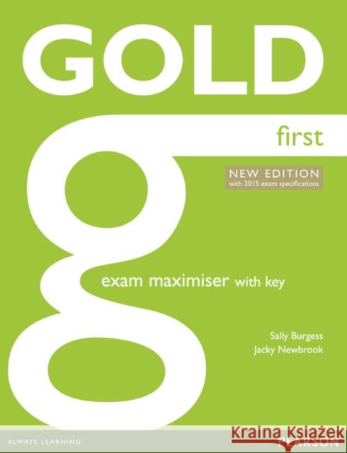 Gold First New Edition Maximiser with Key Burgess Sally Newbrook Jacky 9781447907152 Gold