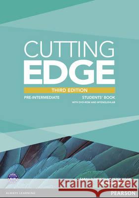 Cutting Edge 3rd Edition Pre-Intermediate Students' Book with DVD and MyEnglishLab Pack Moor, Peter|||Crace, Araminta|||Cunningham, Sarah 9781447944058 Cutting Edge