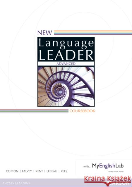 New Language Leader Advanced Coursebook with MyEnglishLab Pack Gareth Rees 9781447961420